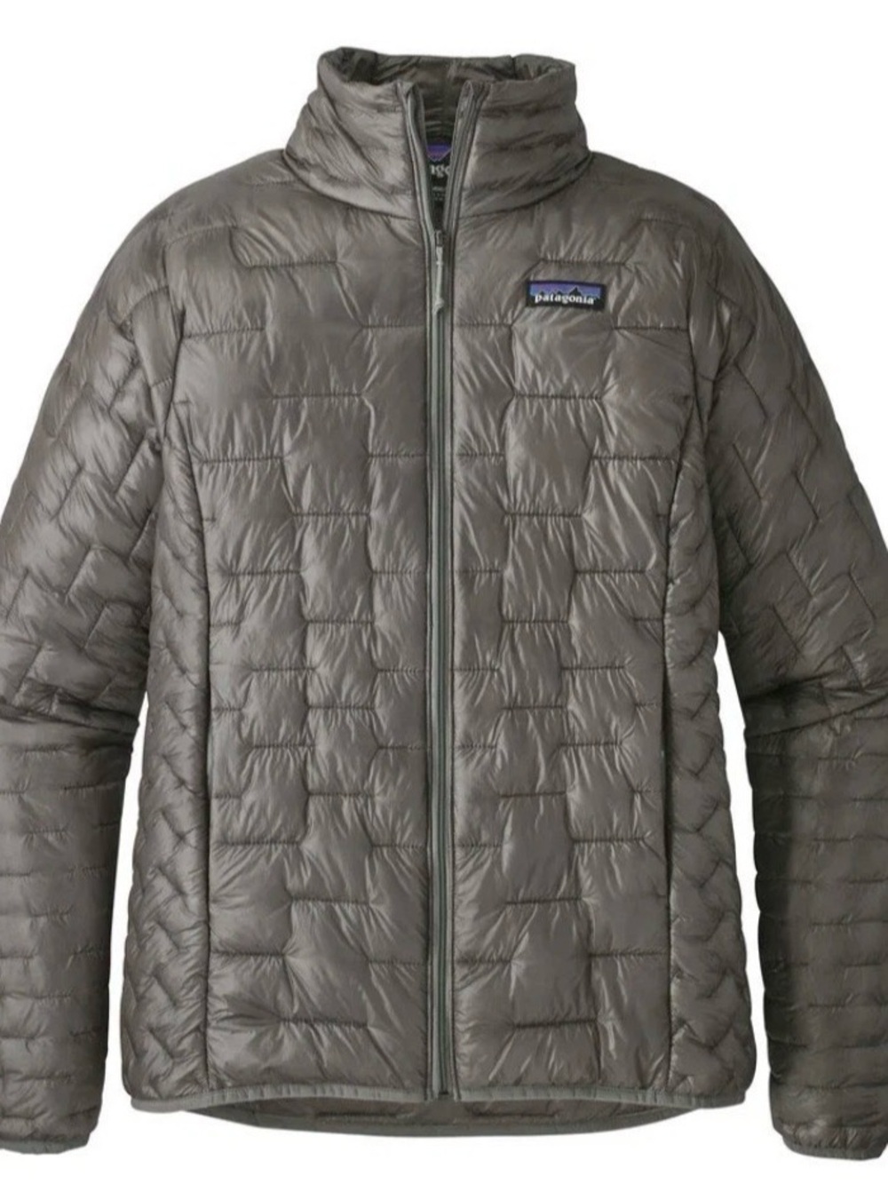 Patagonia Micro Puff Full Zip Jacket Women’s XL Gray